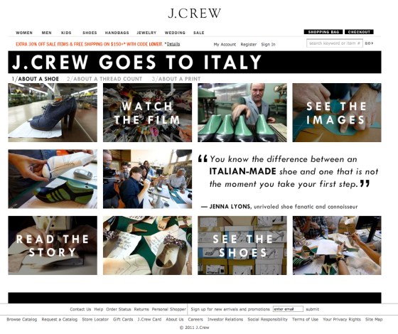 J. Crew Goes to Italy