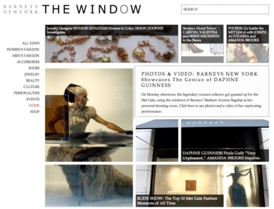 Barneys New York, The Window